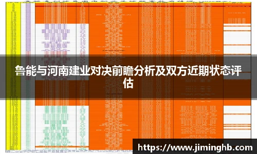 鲁能与河南建业对决前瞻分析及双方近期状态评估